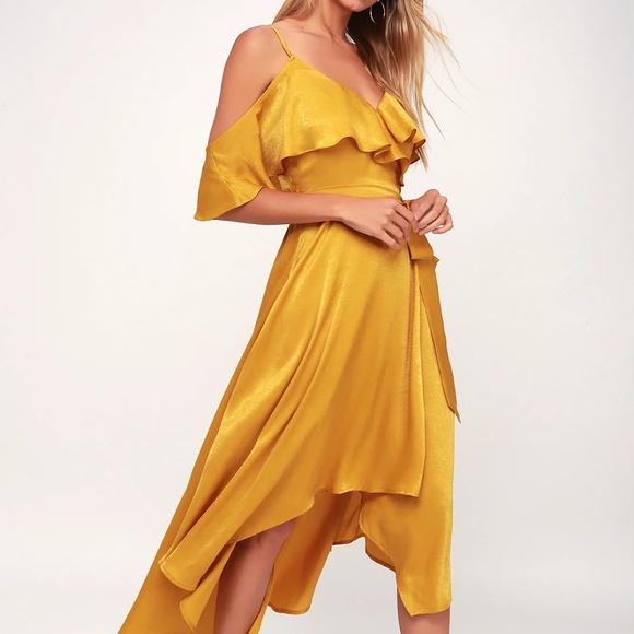 ◆Loulouseoul◆ Bitter Long Dress Scarf Set Vintage Yellow s-l1200.jpg